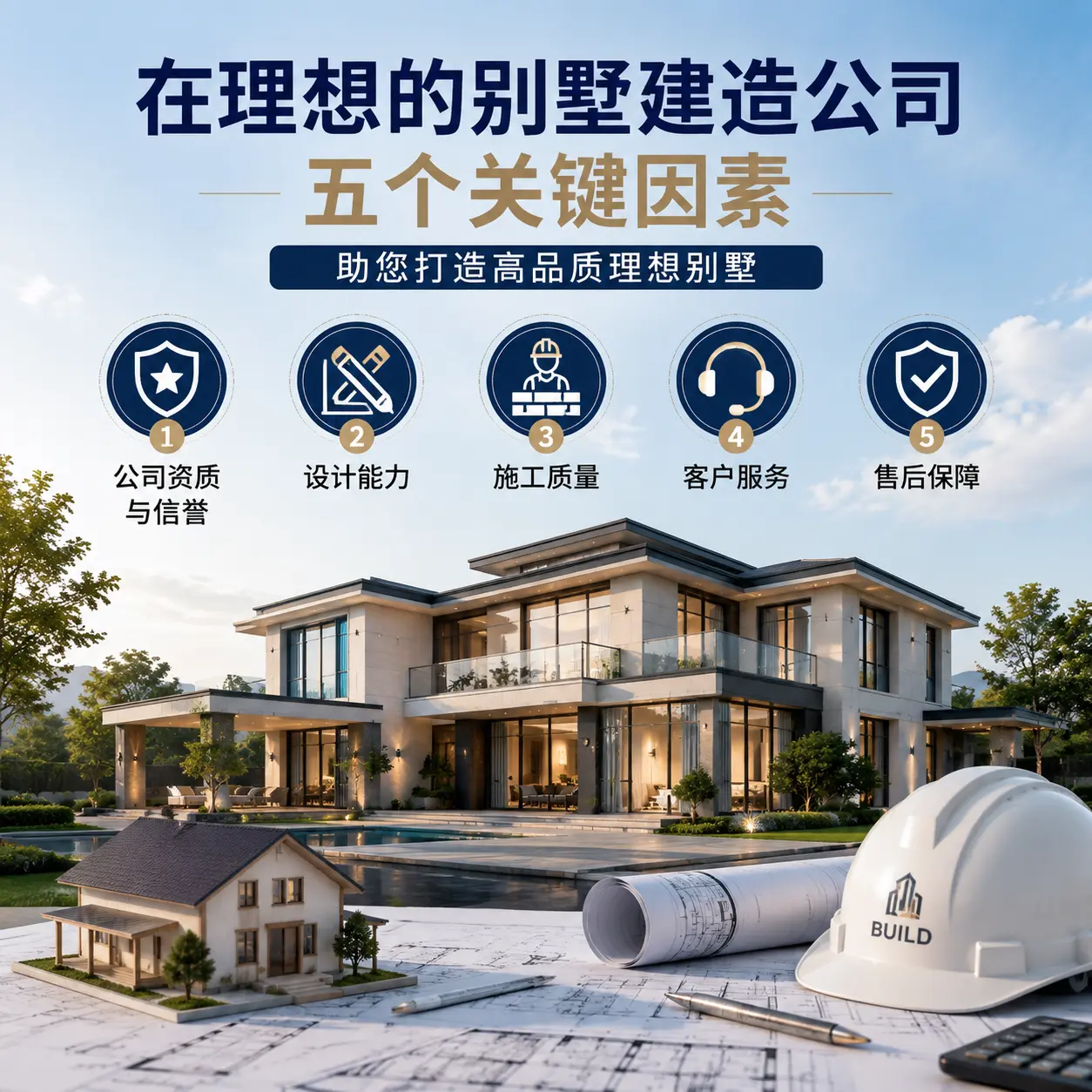 在 沿河 找到理想别墅建造公司的五个关键因素