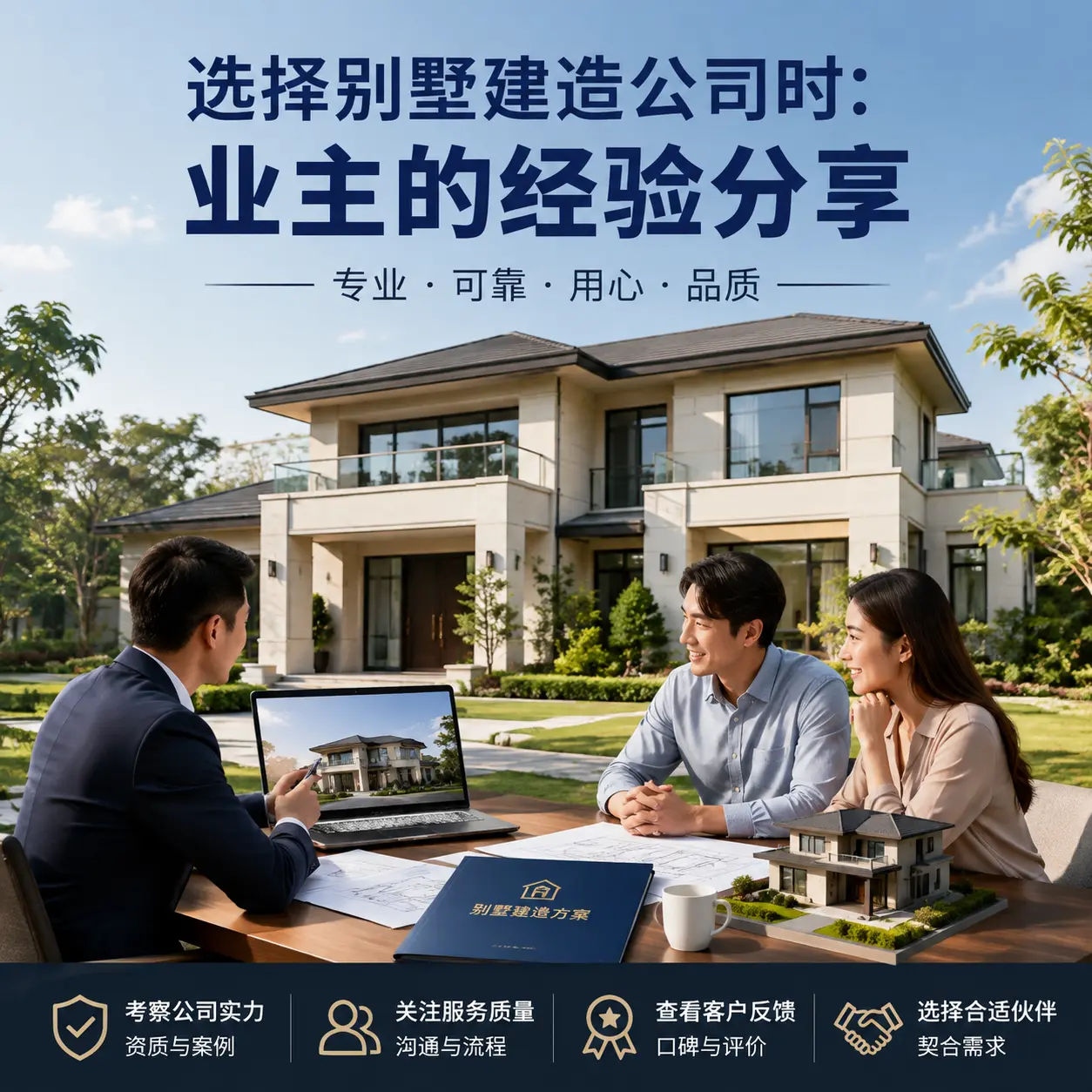 选择别墅建造公司时： 沿河 业主的经验分享