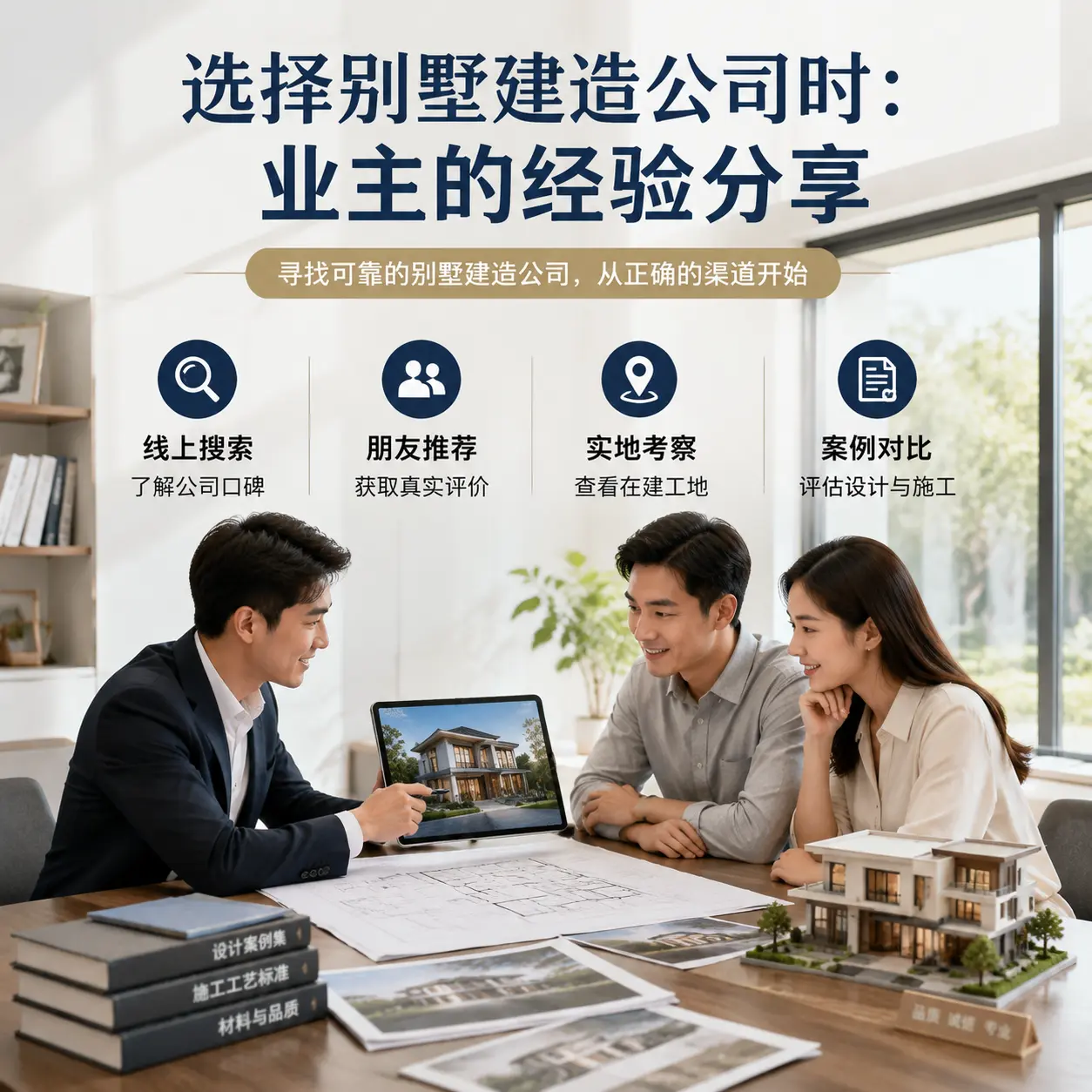 选择别墅建造公司时: 沿河 业主的经验分享