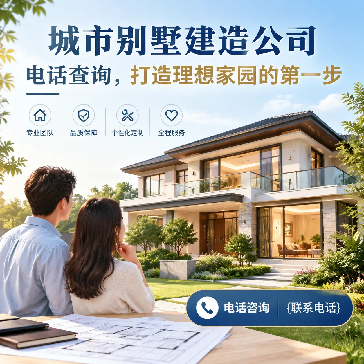 沿河别墅建造公司电话查询,打造理想家园的第一步