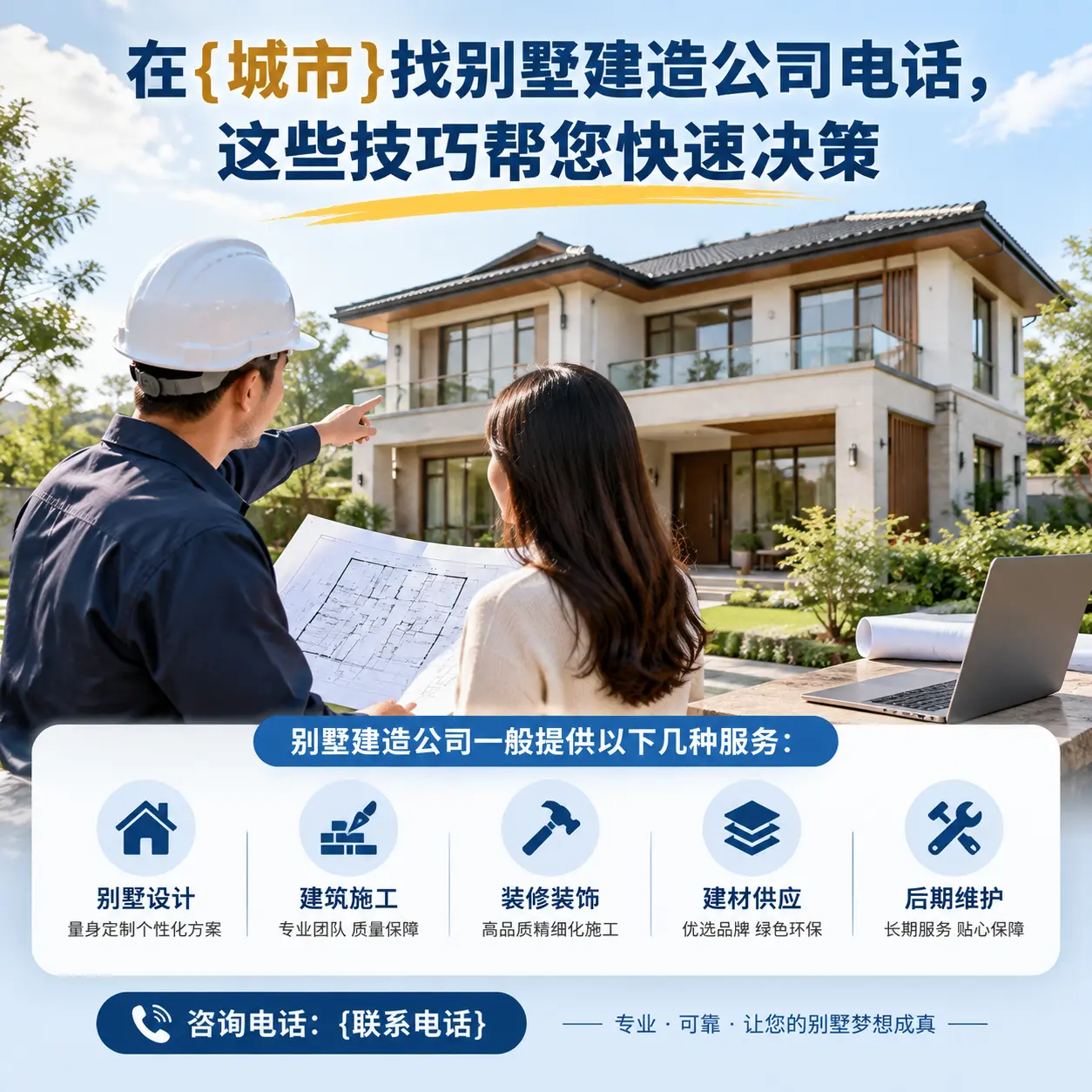 在沿河找别墅建造公司电话，这些技巧帮您快速决策
