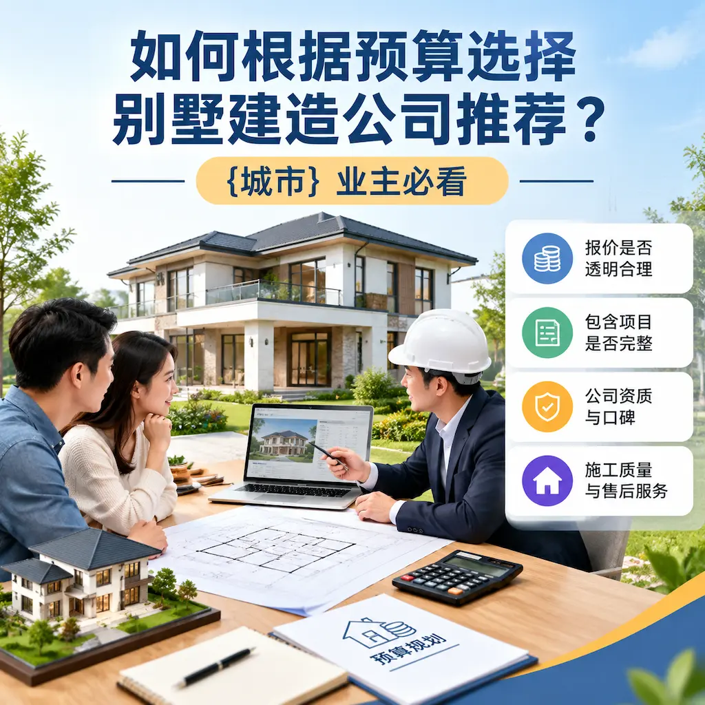 如何根据预算选择别墅建造公司推荐? 沿河 业主必看